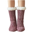 thumbnail image 1 of XuJwPNcy Womens Winter Warm Fleece Lined Socks Cozy Soft Thick Fuzzy Non Christmas Socks per Socks, 1 of 2