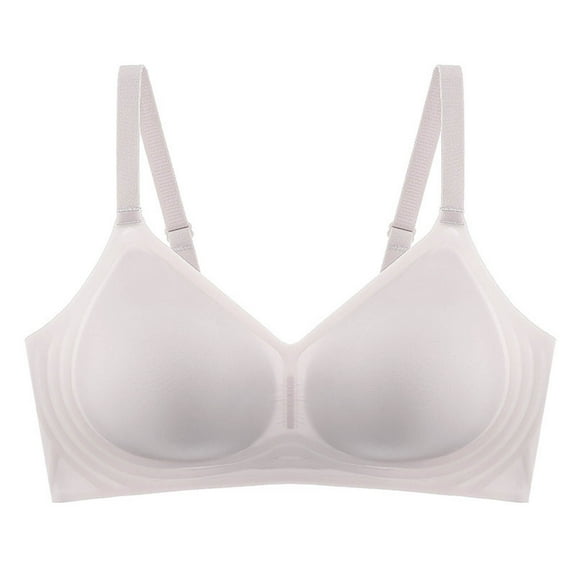 XuJwPNcy Womens Wireless Bras V Neck Comfortable Bralette with Support No Underwire Seamless Push up Everyday Bras