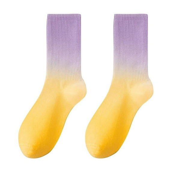 Yuzhih Womens and Mens Athletic Crew Socks Unisex Mid Tube Crew Socks Sports Running Socks for Men and Women