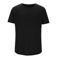thumbnail image 1 of XuJwPNcy Workout Shirts for Men Short Sleeve Quick Dry Athletic Gym Active T Shirt Crew Neck Slim Fit Muscle T Shirts, 1 of 4