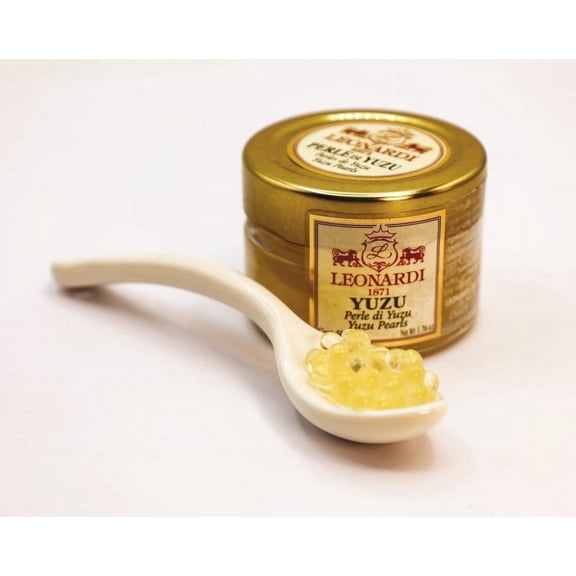 Acetaia Reale Yuzu Pearls Vegan Citrus Caviar for Sweet & Savory Dishes, 350g