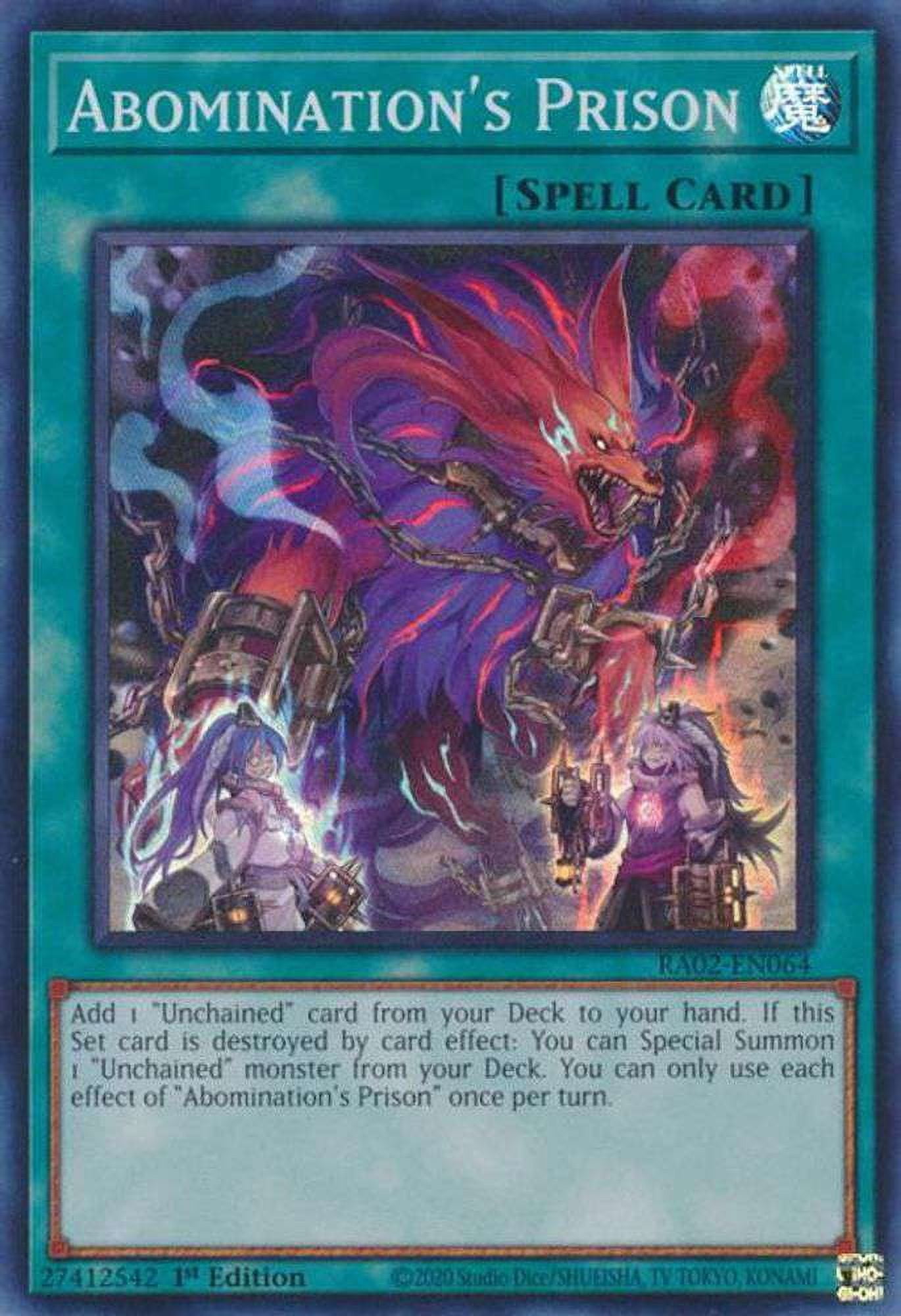 YuGiOh 25th Anniversary Rarity Collection II Ultra Rare Abomination's Prison RA02-EN064