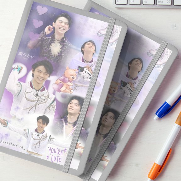 Yuzuru Hanyu Custom Printed Notebook.