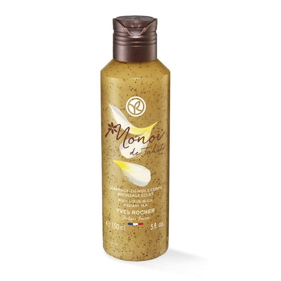 Yves Rocher  Mono Natural Exfoliating Body Wash with Exfoliating Coconut Shells for a Smoother skin ang Long-lasting tan, 200 ml bottle 1 ea