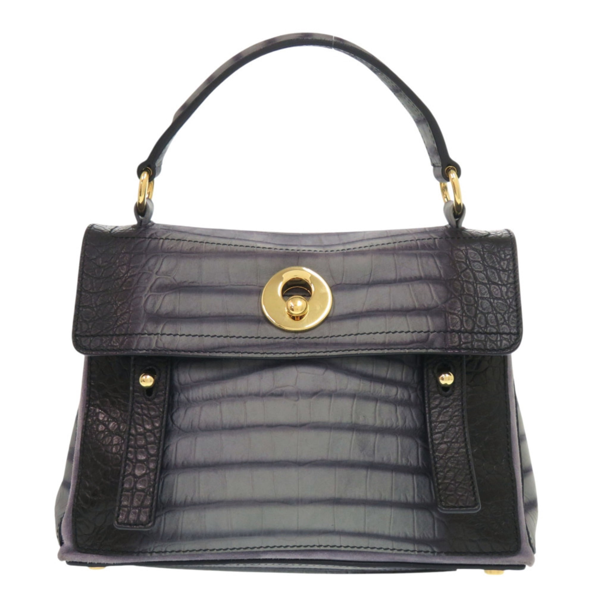 美品✨ サンローラン ミューズトゥ 希少色 紫 ショルダーバッグ レザー Ysl Muse Bag