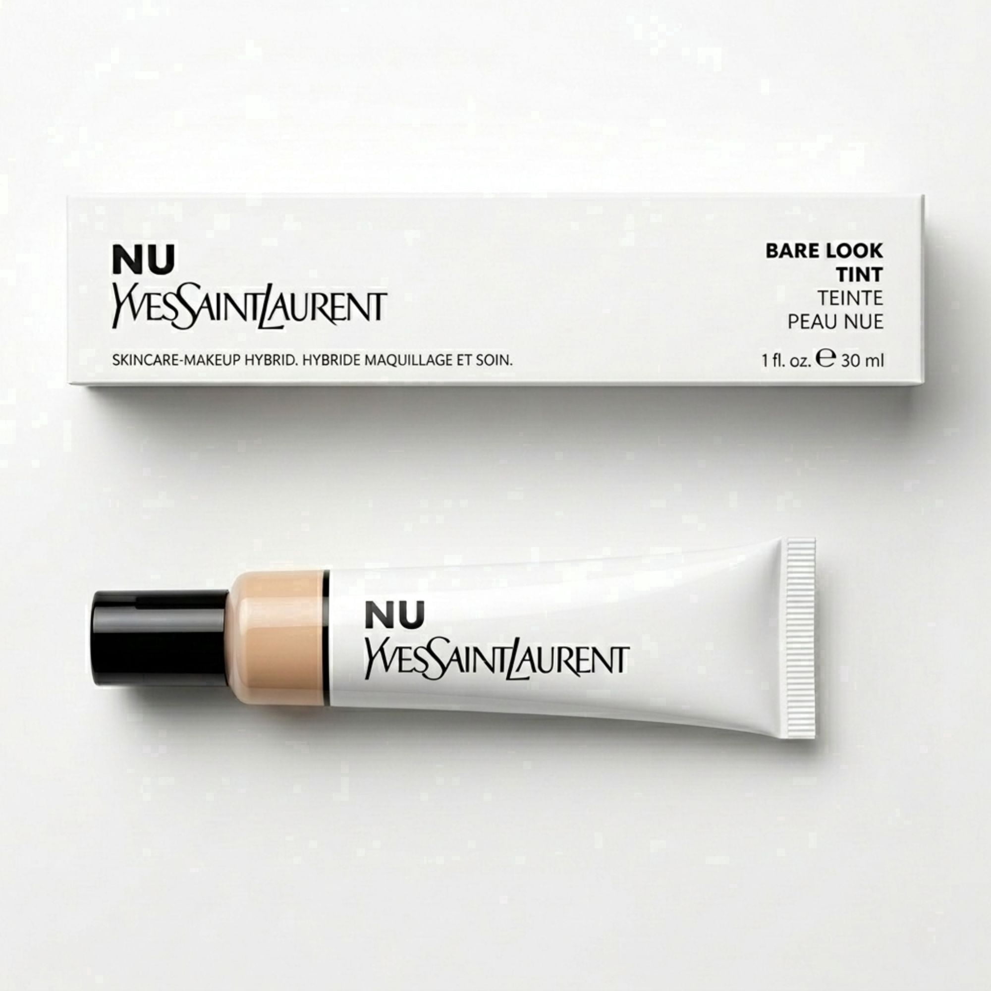 Yves Saint Laurent Nu Bare Look Skin Tint Foundation, NU 7, Lightweight Radiant Finish, 1 fl oz