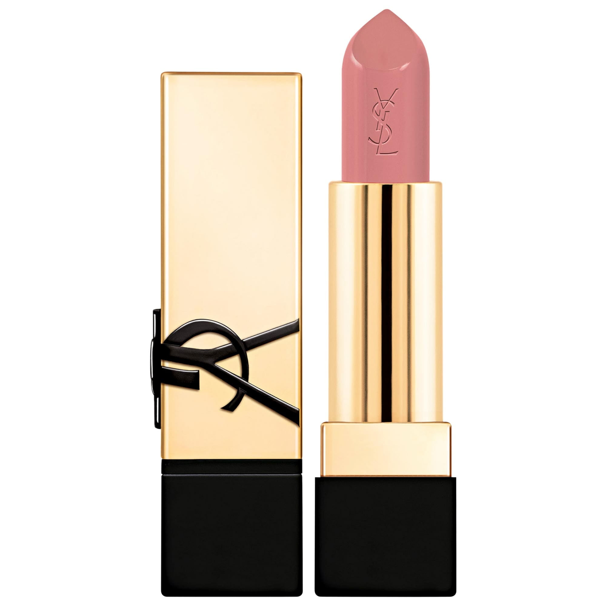 Yves Saint Laurent Rouge Pur Couture Caring Satin Lipstick with Ceramides -  N5 Tribute Nude - pink nude - 0.13 oz/3.8 g - Walmart.com