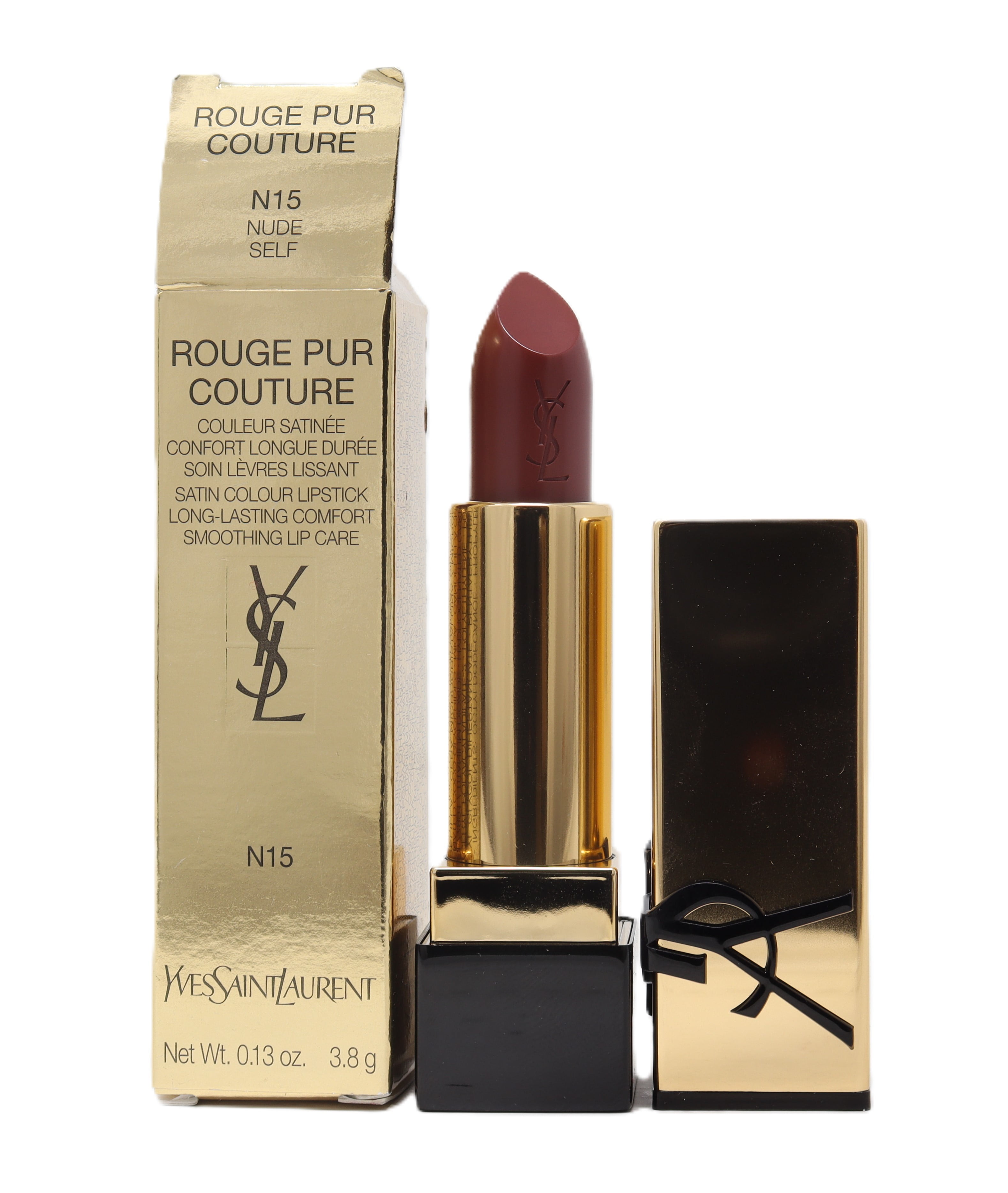 Yves Saint Laurent Rouge Pur Couture Satin Colour Lipstick 0.13oz N15 Nude Self