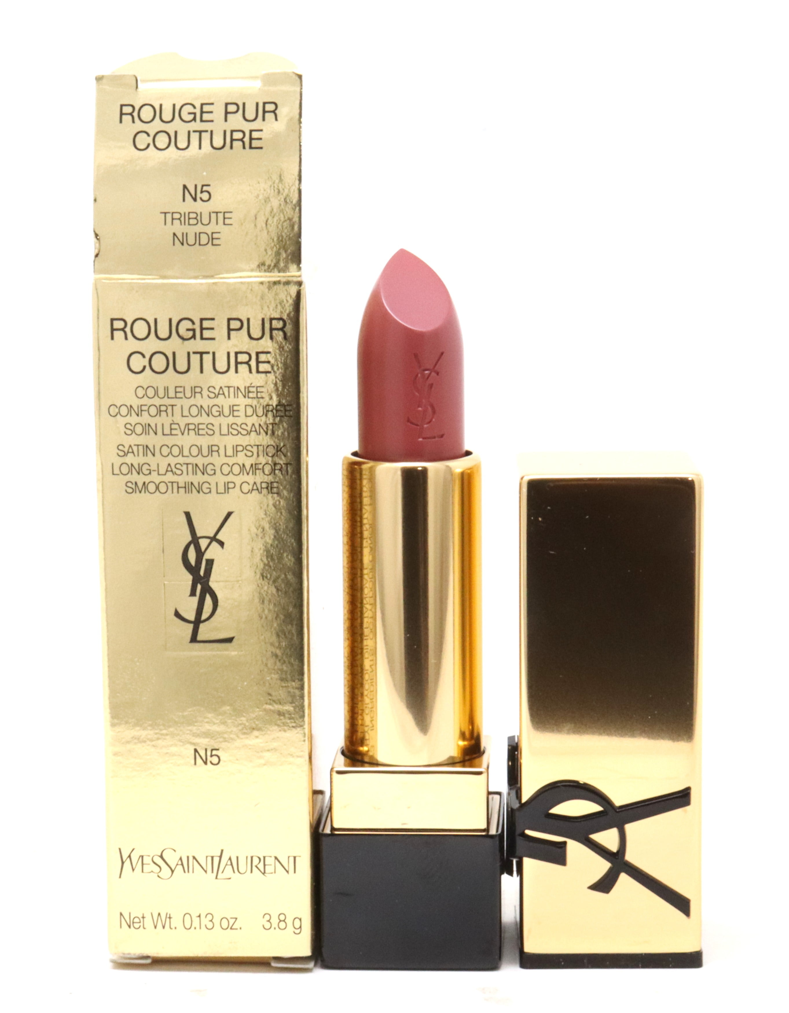 Yves Saint Laurent Rouge Pur Couture Satin Lipstick N5 Tribute Nude 0.13 oz Lipstick