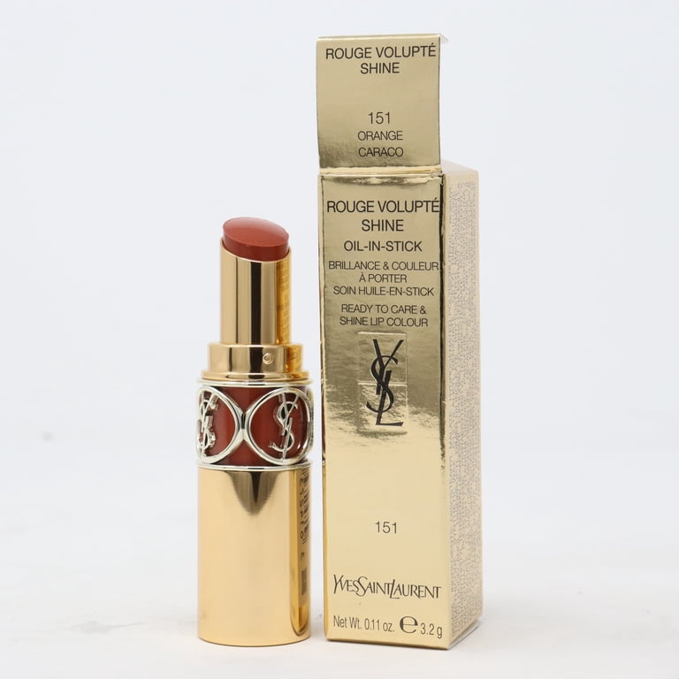 Yves Saint Laurent Rouge Volupte Shine Lipstick 0.11oz 151 Orange
