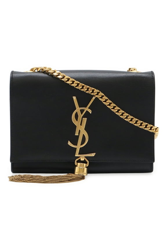 Pre-Owned Yves Saint Laurent SAINT LAURENT PARIS YSL Kate Monogram Chain Shoulder Bag in Black...