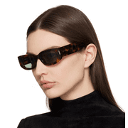 Saint Laurent SL697 002 51mm Rectangle Sunglasses Unisex