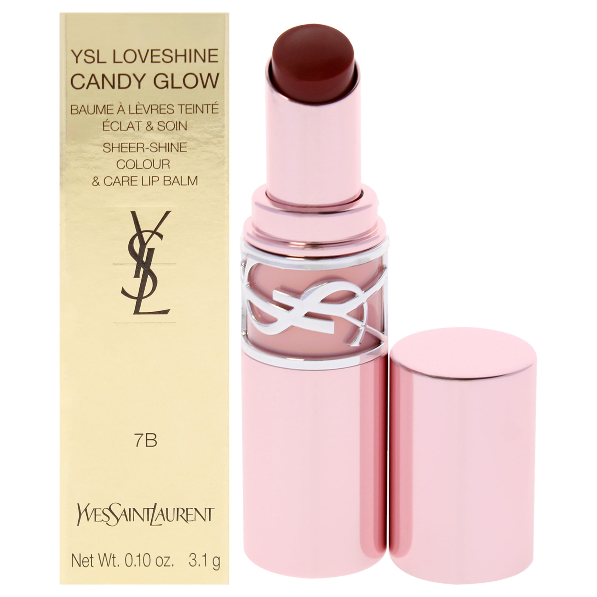 Yves Saint Laurent Loveshine Candy Glow Lip Balm - 7B Nude Pleasure , 0.10 oz Lip Balm
