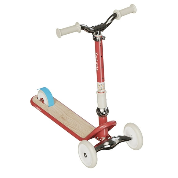 Yvolution Classic Glider Kids 3 Wheels Scooter, Adjustable, Unisex, Red