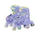 thumbnail image 1 of Yvolution Twista Kids Skates, Adjustable Modes, Kids Size 7J-11J, Purple, One Pair, Unisex, 1 of 10