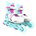 thumbnail image 1 of Yvolution Neon Kids Roller Skates Inline Size 3-6, One Pair, Skates for Boys and Girls, Green and Pink, 1 of 10