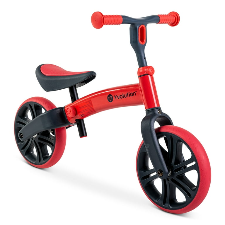 Yvolution Toddler Balance Bike 9 Wheel Red Boys and Girls 18 Months to 3 Years Old Walmart