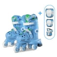 thumbnail image 1 of Yvolution Twista Skates and Safety Pads, 7J-11J US, One Pair, Blue, Kids, Unisex, 1 of 8