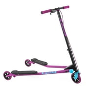 Yvolution Y Fliker Air A3 Kids Drifting Scooter, Swing Scooter for Boys and Girls Age 7+ Years (Purple 2)