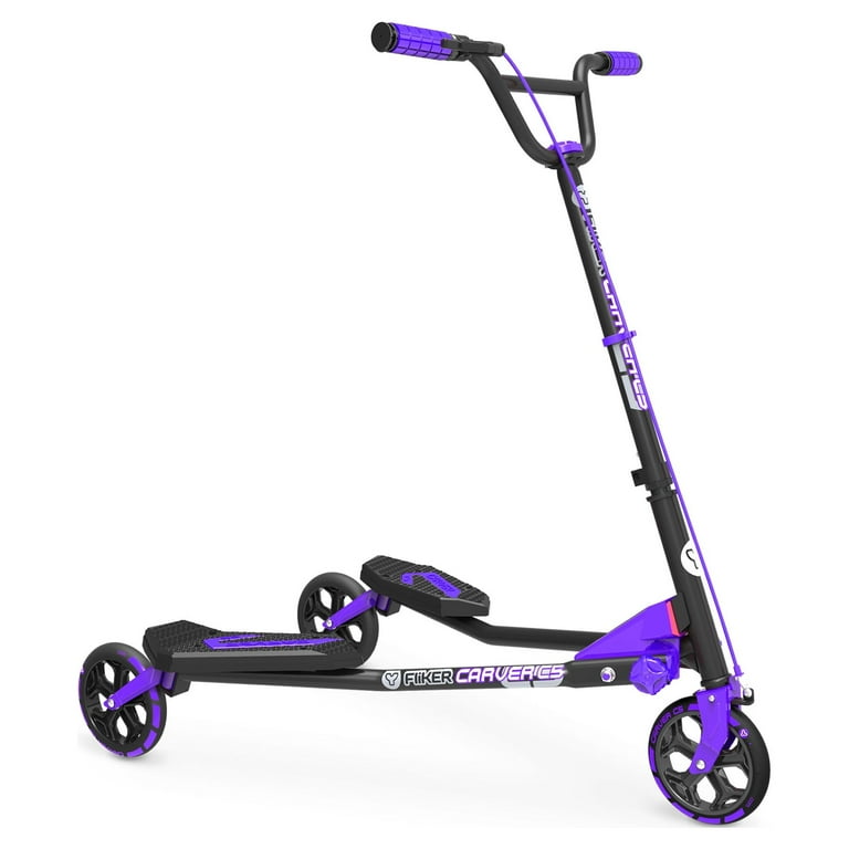 Yvolution Fliker C5 Foldable Drift Scooter for Kids & Adults Age 9