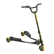 Yvolution Y Fliker C5, Foldable Drift Swing Scooter Kids Age 9+ Years, Yellow, Unisex