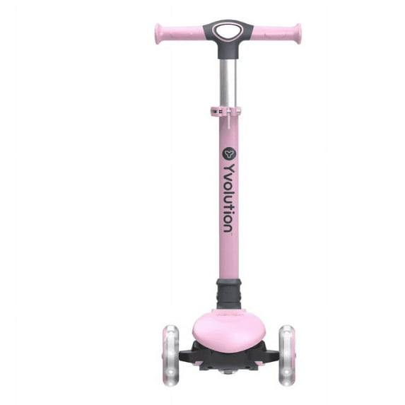 Yvolution Y Glider Kick & Roll 3-Wheel Scooter, Pink