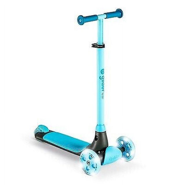 Yvolution Y Glider Kiwi 3 Wheel Kick Scooter with LightUp Wheels