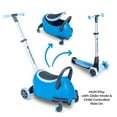 thumbnail image 1 of Yvolution Y Glider Luna, 3-in-1 Ride-on Toy to Kids Kick Scooter LED Light-up Wheels Blue Unisex, 1 of 10