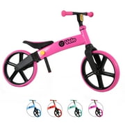 Yvolution Y Velo Balance Bike |12" No-Pedal Ages 3,4,5 Years (Pink) Unisex