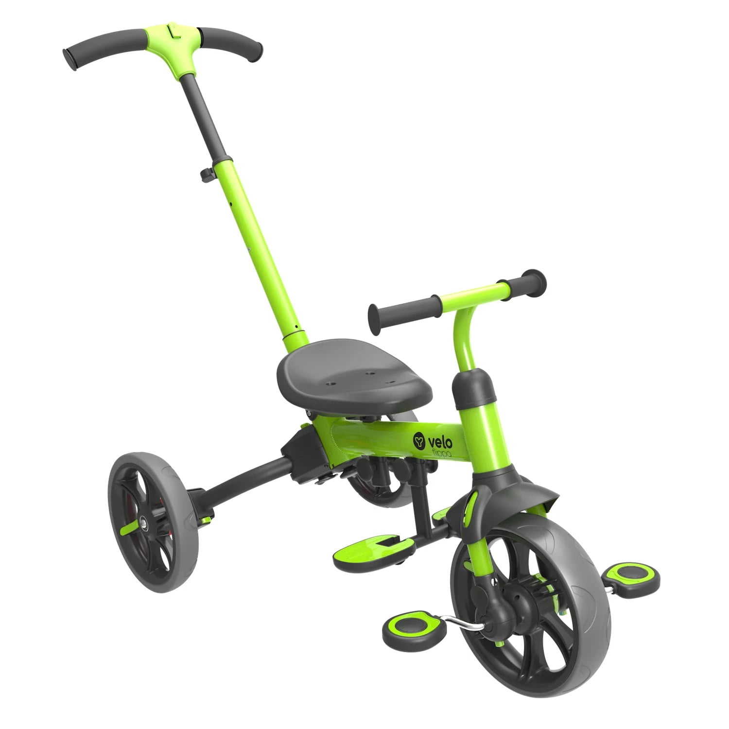 Yvolution Y Velo Flippa 3in1 Toddler Trike to Balance Bike, Green
