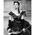 thumbnail image 1 of Yvonne De Carlo Pretty Hanging Locks Bare Shoulders Ruffled Gown 24x36 Classic Hollywood Poster, 1 of 1