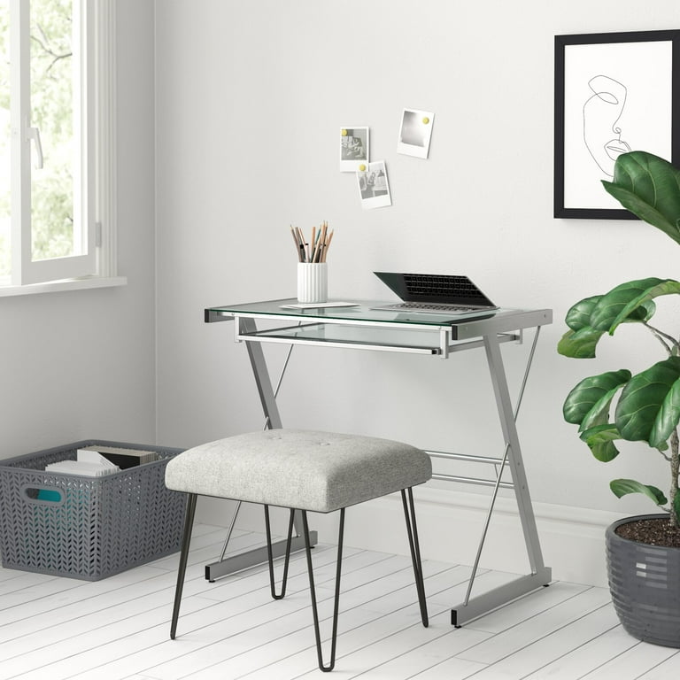 Yvonne glass desk deals