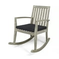 thumbnail image 1 of Champlain Outdoor Modern Acacia Wood Rocking Chairs with Water-Resistant Cushions, 1 of 5