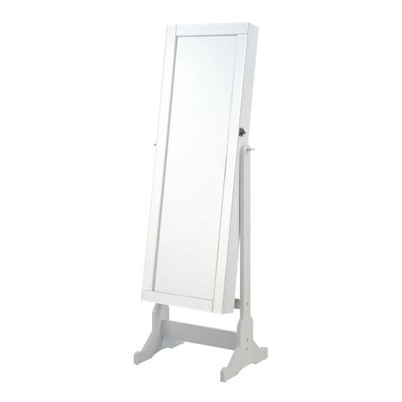 Coaster Yvonne Cheval Mirror with Jewelry Storage, Dove Grey