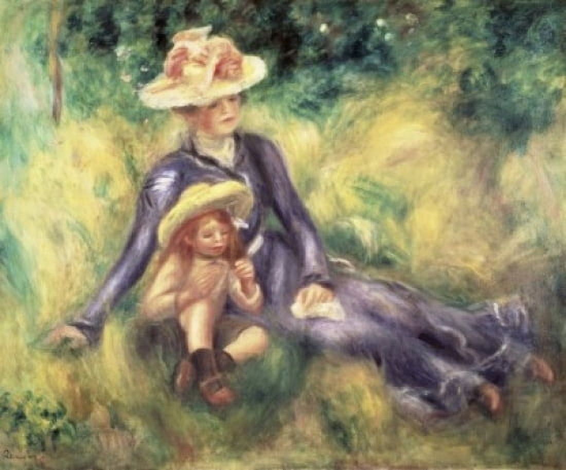 Yvonne and Jean 1899 Pierre Auguste Renoir (1841-1919 French) Oil on canvas Collection of the Artist Canvas Art - Pierre Auguste Renoir (24 x 36)
