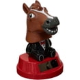 thumbnail image 1 of Yvsxxv 1 Brown Solar Powered Horse Figurines & Knick-Knacks Bobble Head Car Dashboard Ornament for Home Desk, 1 of 7