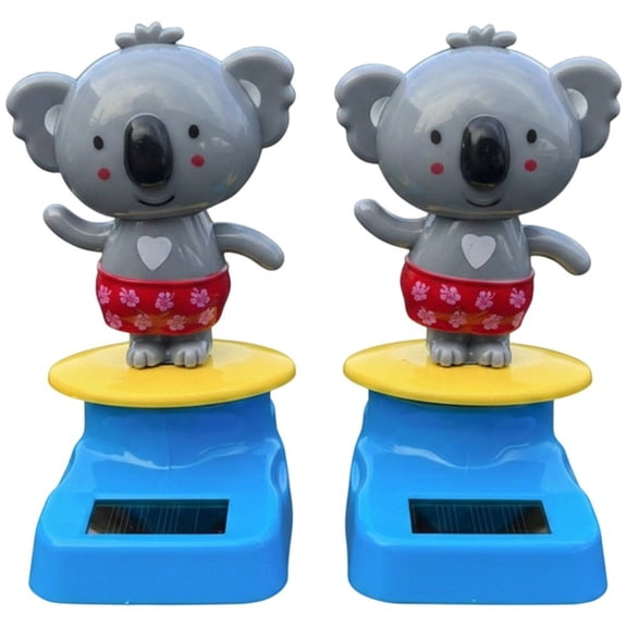 Yvsxxv 1 Dancing Koala Solar Figurines & Knick-Knacks Sun Powered Swinging Ornament for Car Dashboard Desk