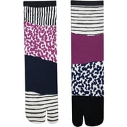 Yvsxxv 1Pair Leopard Print Split Toe Tabi Socks for Adults Flip Flop Daily Wear