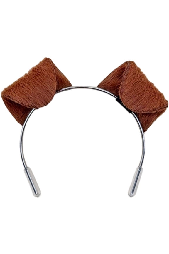 1Pc Mini Dog Ear Plush Headband Doll Hair Accessories