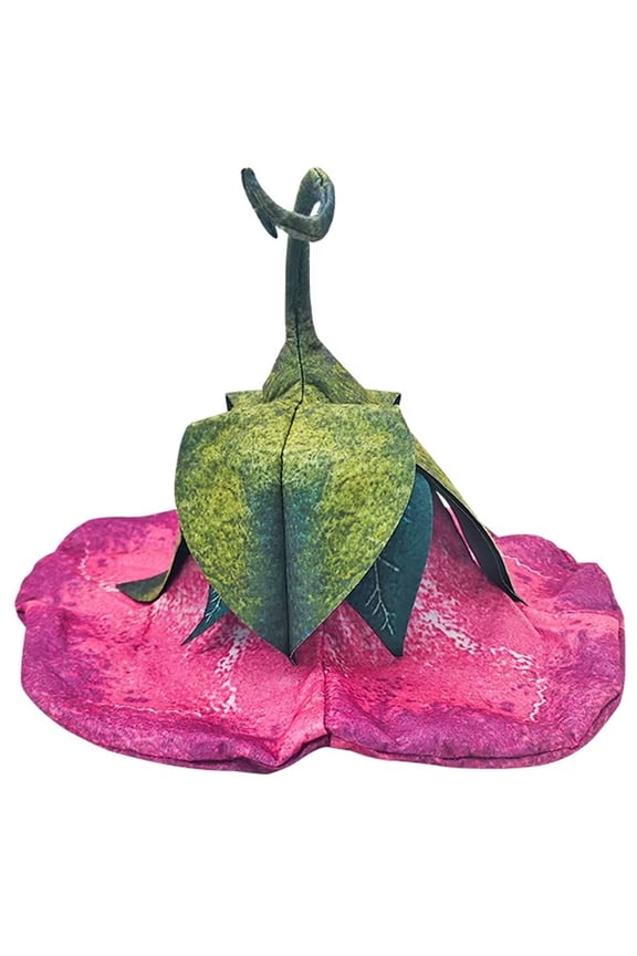 1Pc Morning Glory Flower Decorated Polyester Witch Style Hat Daily Party Headwear