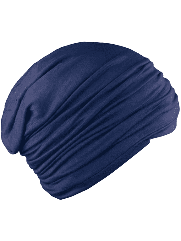 1Pc Navy Blue Unisex Anti Radiation EMF Protection Beanie Hat Daily Wear