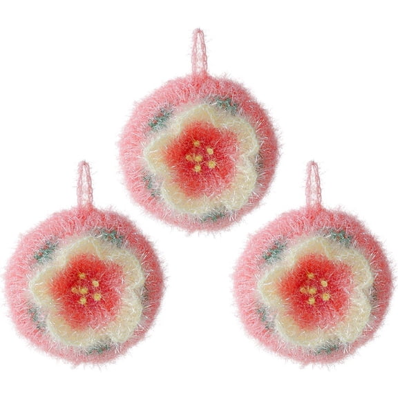 Yvsxxv 3pcs Reusable Washing Up Sponge, Non-Scratch Kitchen Cleaner Pads Scouring Pads Long-Lasting Dish and Multi-surface Pads Cleaners