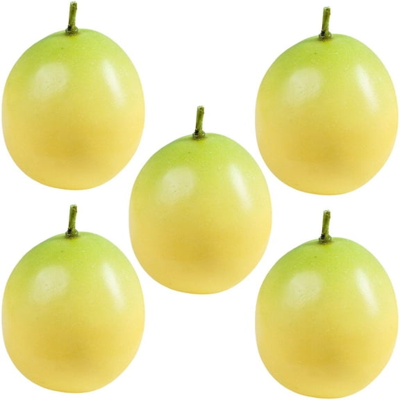 Yvsxxv 5Pcs Simulation Passion Fruit Decorative Figurine Home Kitchen Decor 1Set