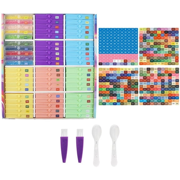 Yvsxxv 60 Tray Stackable Diamond Painting Storage Trays Organizer Cases 1Set