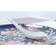 Yvsxxv 6pcs Set, Plain White Bone China Chinese Rice Scoop Spoon, Ceramic Soup Spoon, Korean Ice Cream Ladle, Porcelain Dinner Baby