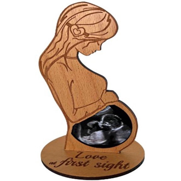 Yvsxxv Babies Sonogram Picture Frame Pregnant Mum Bump Ultrasound Photo Frame Baby Scan Picture Frame for Pregnant Women