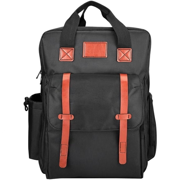 Yvsxxv Barber Backpack, Large Hairdressing Tool Organizer, Black