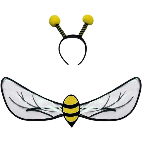 Yvsxxv Bee Wings & Headband Fascinator Set, Decorative Hair Accessory Kit