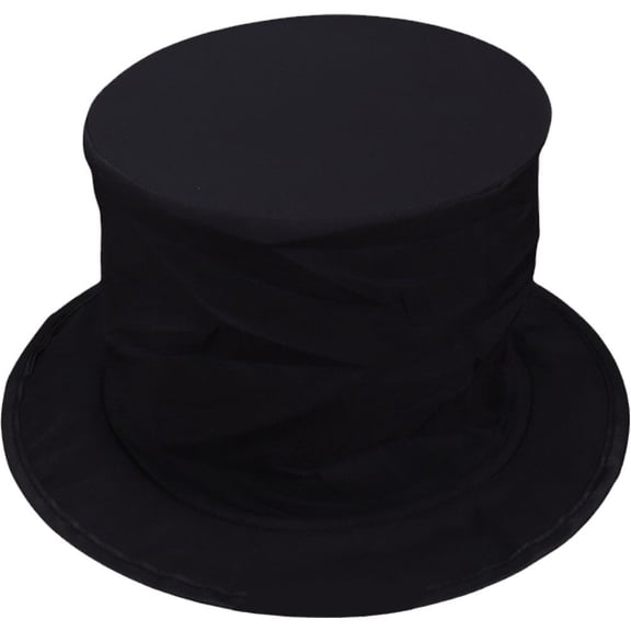 Yvsxxv Black Folding Spring Magic Hat Professional Performance Prop 1Pc