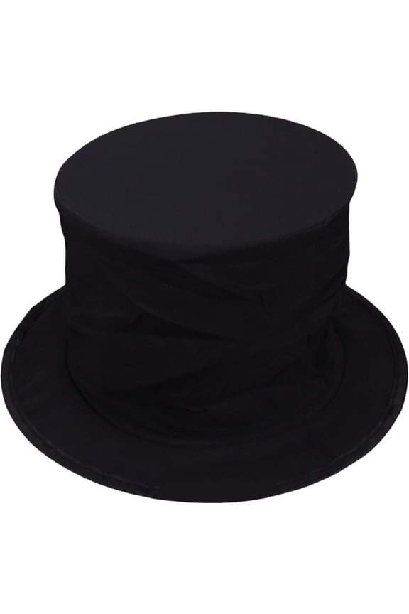 Black Folding Spring Magic Hat Professional Performance Prop 1Pc